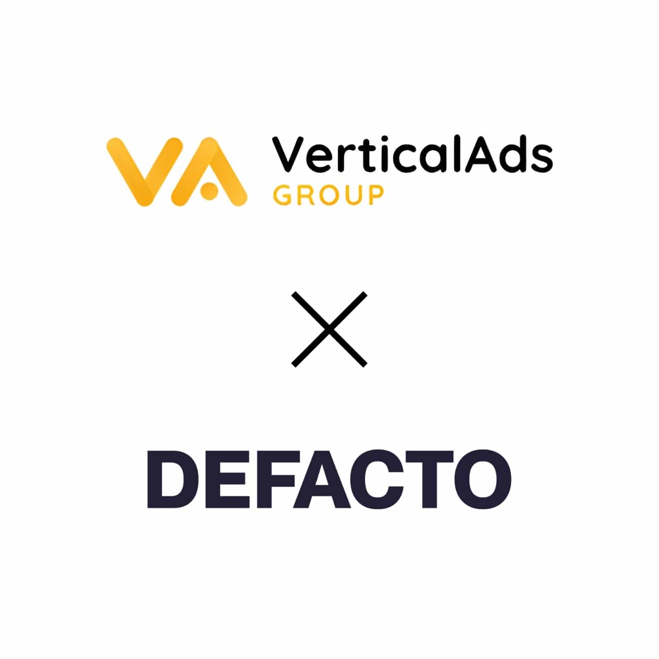 DEFACTO x VerticalAds Group Co-Logo